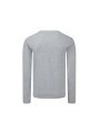 FOL ICONIC T LONG SLEEVE heather grey personnalisable