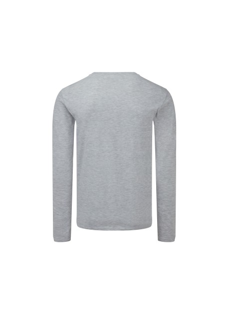 FOL ICONIC T LONG SLEEVE heather grey personnalisable