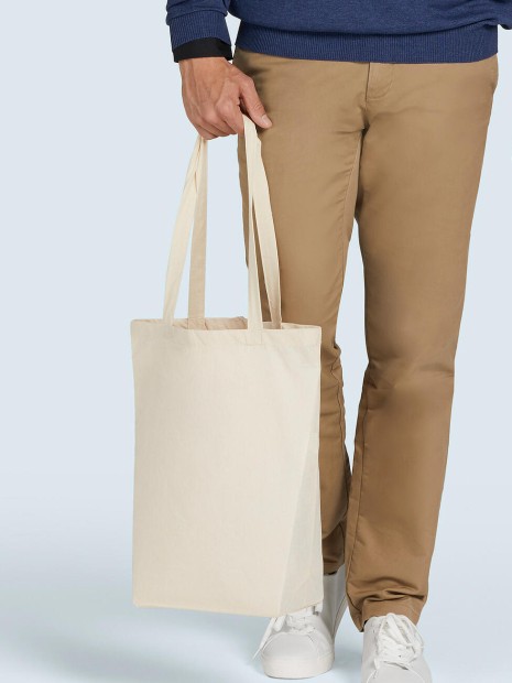 Tote bags à personnaliser BAGS BY JASSZ Cotton Bag LH with Gusset 