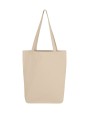 Tote bag BAGS BY JASSZ Canvas Cotton Bag LH with Gusset voor bedrukking &amp; borduring
