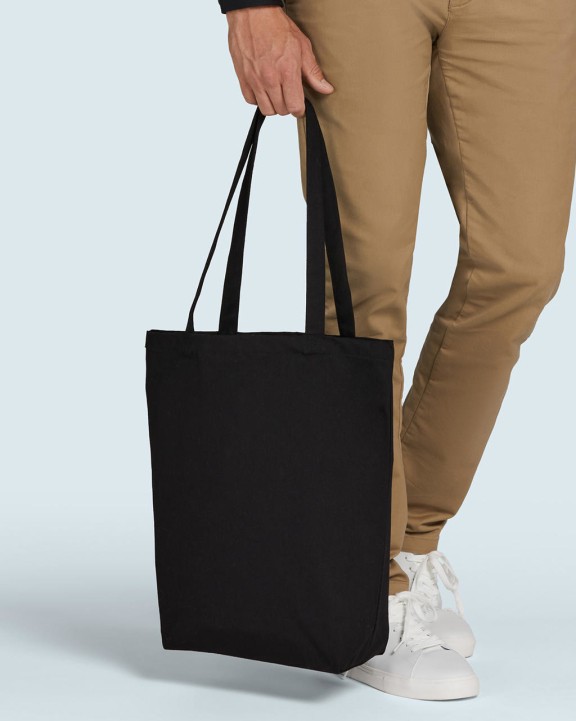 Tote bag BAGS BY JASSZ Canvas Cotton Bag LH with Gusset voor bedrukking &amp; borduring