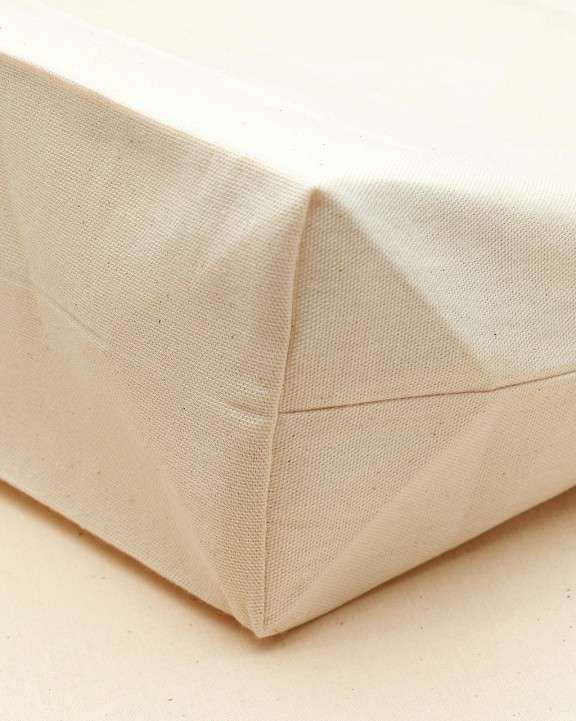 Tote bag BAGS BY JASSZ Baby Canvas Cotton Bag LH with Gusset voor bedrukking &amp; borduring