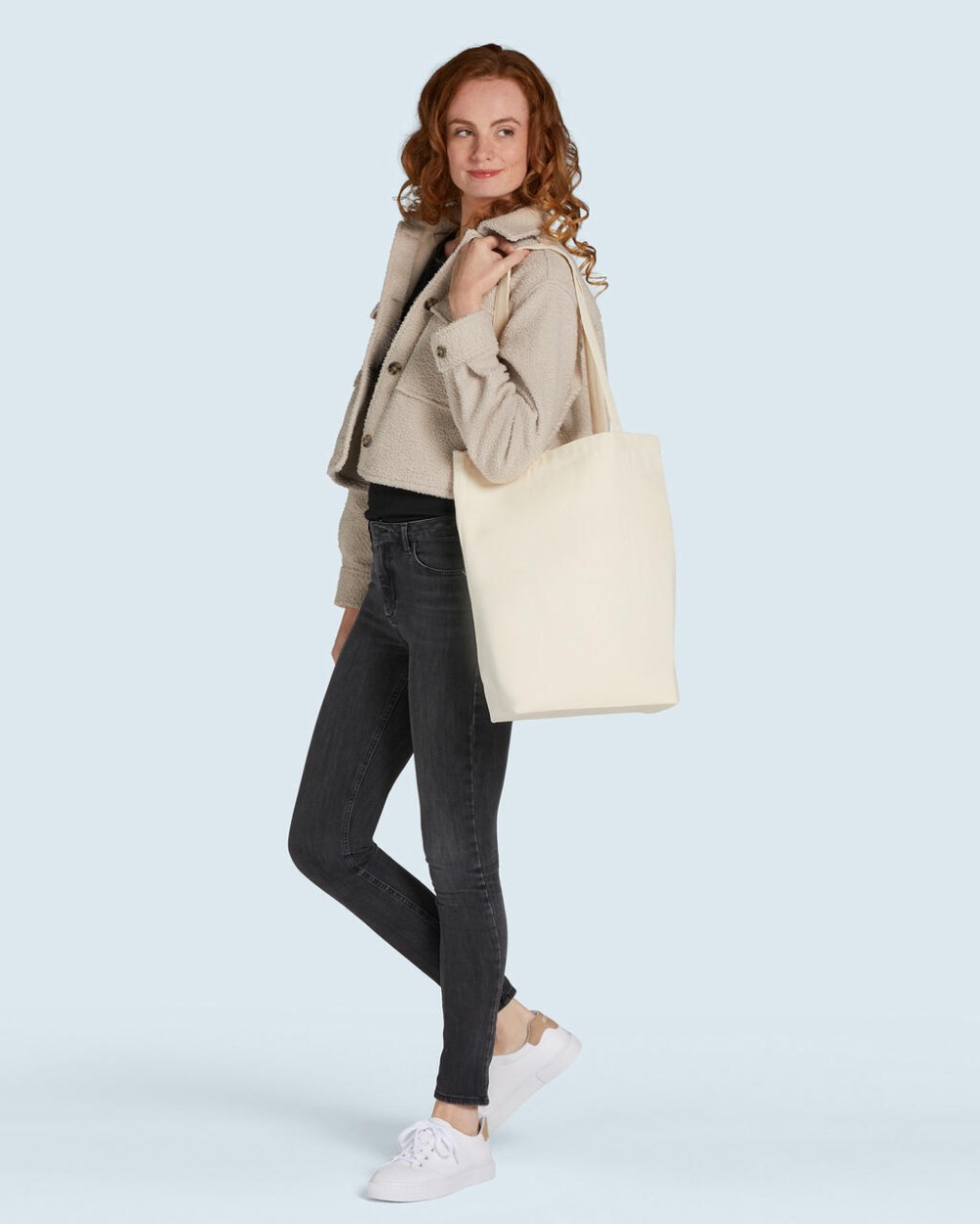 Tote bag personnalisable BAGS BY JASSZ Baby Canvas Cotton Bag LH with Gusset