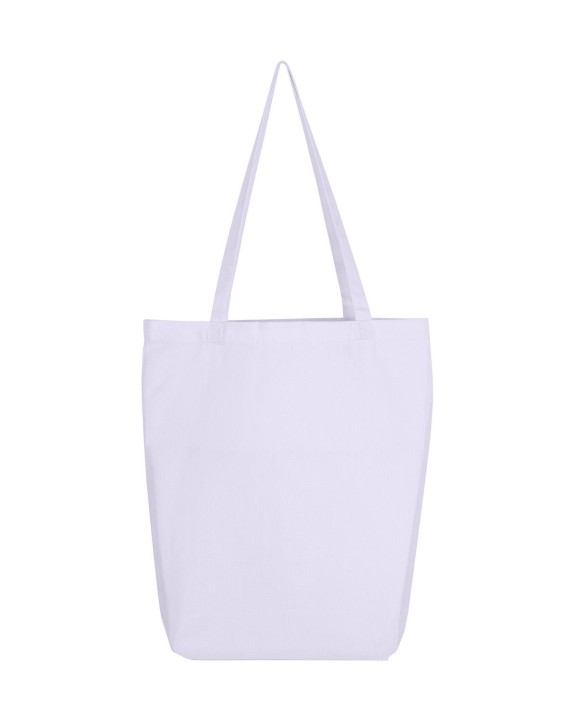 Tote bag BAGS BY JASSZ Baby Canvas Cotton Bag LH with Gusset voor bedrukking &amp; borduring