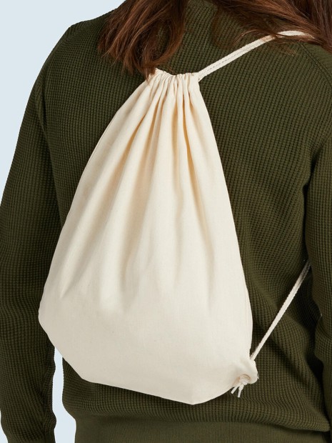 Sacs & Bagagerie à personnaliser BAGS BY JASSZ Baby Canvas Cotton Drawstring Backpack 