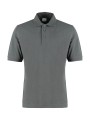 KUSTOM KIT Classic Fit Cotton Klassic Superwash® 60° Polo dark grey personnalisable