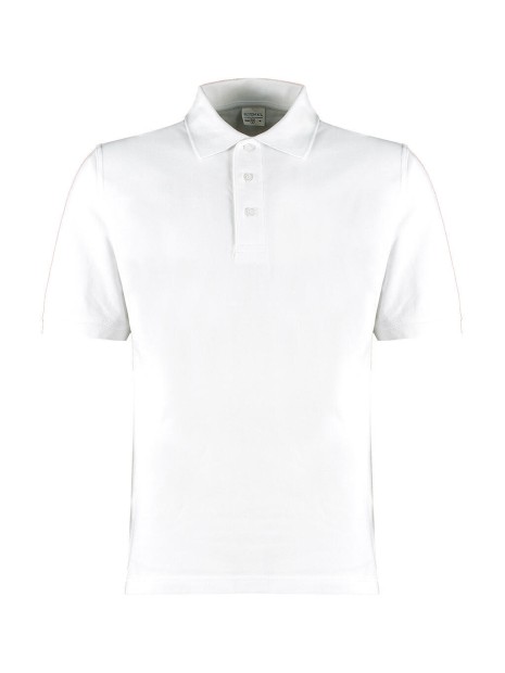KUSTOM KIT Classic Fit Cotton Klassic Superwash® 60° Polo blanc personnalisable