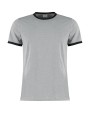KUSTOM KIT Fashion Fit Ringer Tee T-Shirt personalisierbar