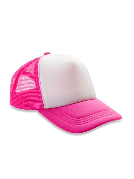 RESULT Casquette trucker DETROIT super pink/white personnalisable