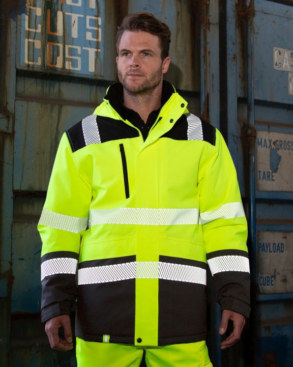 RESULT Printable Waterproof Softshell Safety Coat Softshell personalisierbar