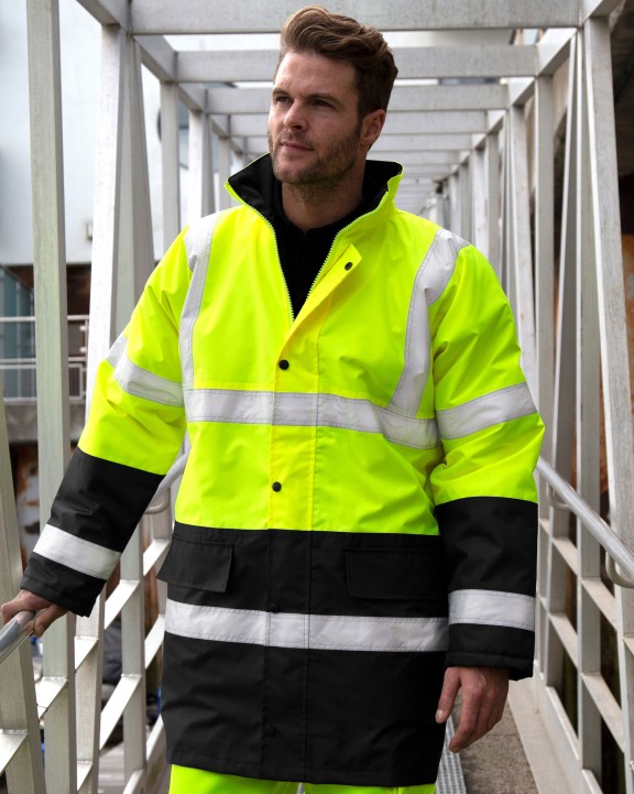 Jas RESULT MOTORWAY 2-TONE SAFETY COAT voor bedrukking &amp; borduring