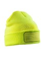 RESULT Bonnet imprimable double Tricot THINSULATE™ fluo yellow personnalisable