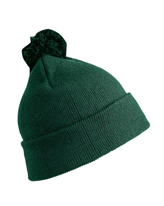 RESULT Bommelmütze Beanie Mütze, Schal & Handschuh personalisierbar
