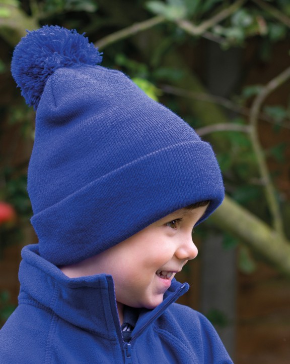 Bonnet, Écharpe & Gant personnalisable RESULT Bonnet pompon BEANIE