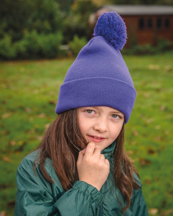 RESULT Bommelmütze Beanie Mütze, Schal & Handschuh personalisierbar