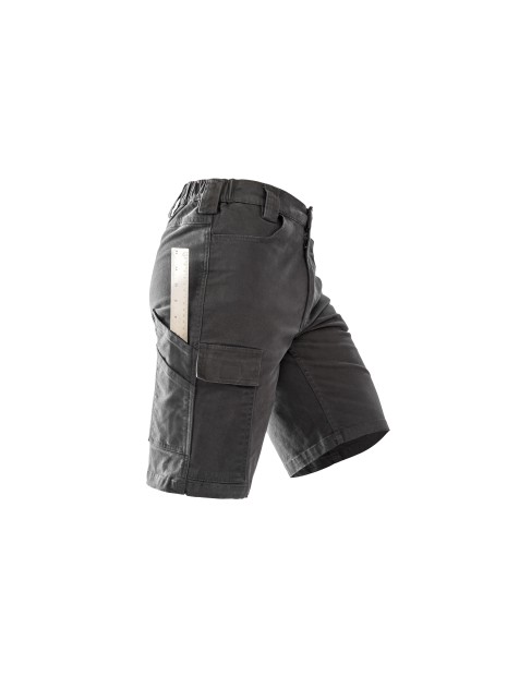 RESULT SUPER STRETCH SLIM CHINO SHORTS noir personnalisable