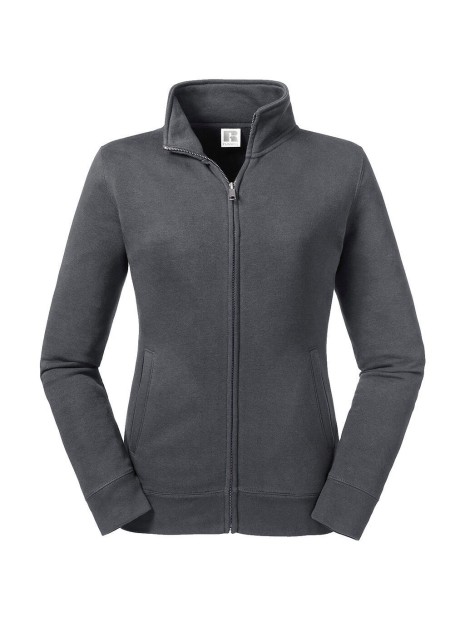 RUSSELL Ladies' Authentic Sweat Jacket gris convoi personnalisable