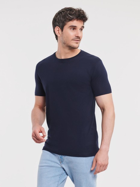 T-Shirts à personnaliser RUSSELL MEN'S PURE ORGANIC HEAVY TEE french marine