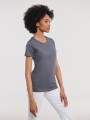 T-Shirts à personnaliser RUSSELL LADIES' PURE ORGANIC HEAVY TEE gris convoi