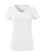 RUSSELL LADIES' PURE ORGANIC V-NECK T-Shirt personalisierbar