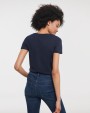 RUSSELL LADIES' PURE ORGANIC V-NECK T-Shirt personalisierbar