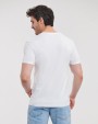 RUSSELL MEN'S PURE ORGANIC V-NECK T-Shirt personalisierbar