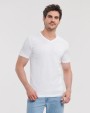 RUSSELL MEN'S PURE ORGANIC V-NECK T-Shirt personalisierbar