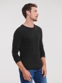 T-Shirts à personnaliser RUSSELL PURE ORGANIC LONG SLEEVES noir