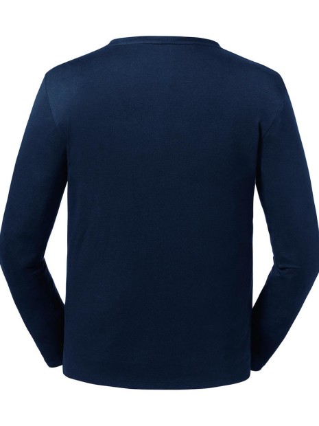 T-Shirts à personnaliser RUSSELL PURE ORGANIC LONG SLEEVES french marine