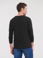 T-Shirts à personnaliser RUSSELL PURE ORGANIC LONG SLEEVES noir