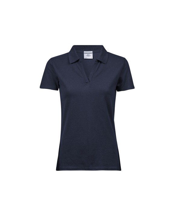 Polo's TEE JAYS WOMENS LUXURY STRETCH V-NECK POLO voor bedrukking &amp; borduring