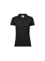 TEE JAYS WOMENS LUXURY STRETCH V-NECK POLO noir personnalisable