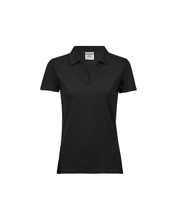 Polo's TEE JAYS WOMENS LUXURY STRETCH V-NECK POLO voor bedrukking &amp; borduring