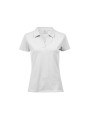 TEE JAYS WOMENS LUXURY STRETCH V-NECK POLO blanc personnalisable