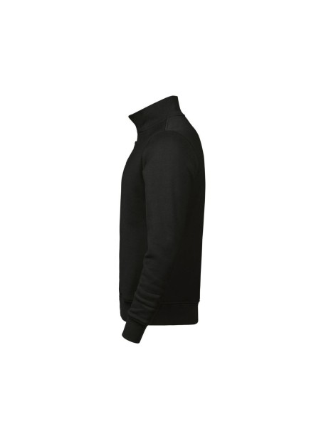 TEE JAYS HALF ZIP SWEATSHIRT noir personnalisable