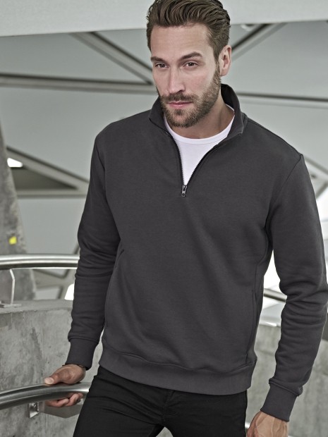 Sweat-shirts à personnaliser TEE JAYS HALF ZIP SWEATSHIRT 