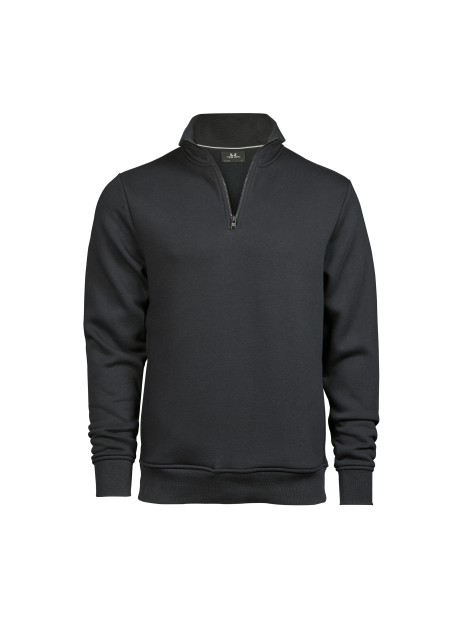 TEE JAYS HALF ZIP SWEATSHIRT dark grey personnalisable