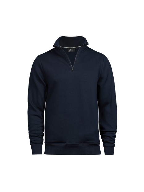 TEE JAYS HALF ZIP SWEATSHIRT bleu marine personnalisable