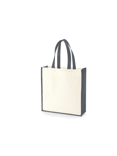 WESTFORDMILL GALLERY CANVAS TOTE natural/graphite grey personnalisable