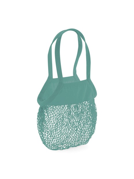 WESTFORDMILL Filet à provisions en coton bio vert sauge personnalisable