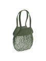 WESTFORDMILL Filet à provisions en coton bio vert olive personnalisable