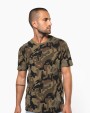 T-shirt personnalisable KARIBAN T-shirt camo manches courtes homme