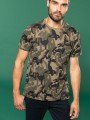 T-Shirts à personnaliser KARIBAN T-shirt camo manches courtes homme 