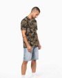 T-shirt personnalisable KARIBAN T-shirt camo manches courtes homme
