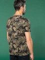 T-Shirts à personnaliser KARIBAN T-shirt camo manches courtes homme 