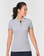 Polo personnalisable WK. DESIGNED TO WORK Polo Day To Day contrasté manches courtes femme