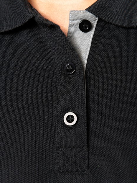 Polos à personnaliser WK. DESIGNED TO WORK Polo Day To Day contrasté manches courtes femme 