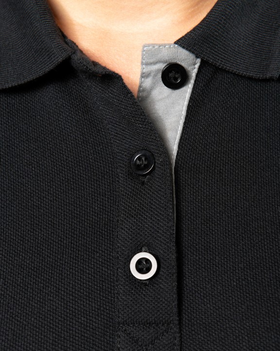 Polo personnalisable WK. DESIGNED TO WORK Polo Day To Day contrasté manches courtes femme