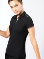 Polos à personnaliser WK. DESIGNED TO WORK Polo Day To Day contrasté manches courtes femme 