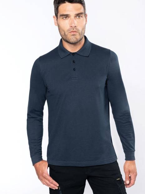 Polos à personnaliser WK. DESIGNED TO WORK Polo manches longues homme 
